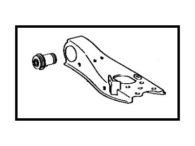 Toyota 48069-28031 Front Suspension Control Arm Sub-Assembly Lower Left
