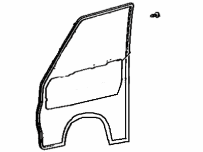 Toyota 67861-87003 Weatherstrip