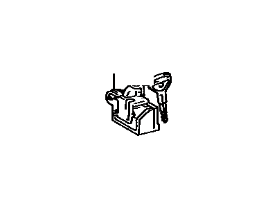 Toyota 69056-28020-04 Cylinder & Key Set, Glove Compartment Lock