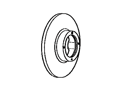 Toyota 43512-28040 Front Disc