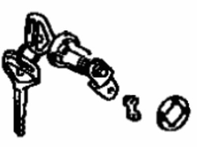 Toyota 69053-28012 Cylinder & Key Set