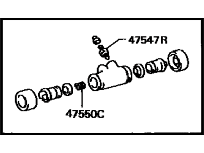 Toyota 47570-20030 Wheel Cylinder