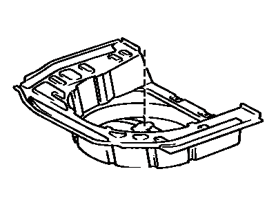 Toyota 58311-16160 Pan, Rear Floor