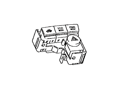 Toyota 84012-47040 Hazard Switch