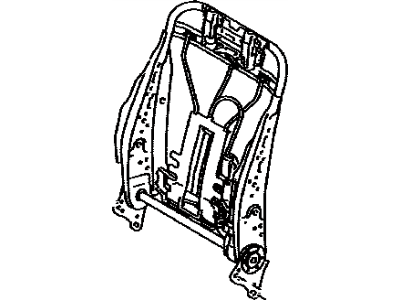 Toyota 71640-47020 Seat Back Frame