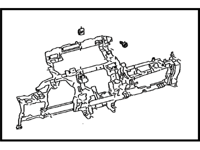 Toyota 55303-47070-C0 Instrument Panel