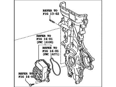 Lexus 11310-37062 Cover Assy, Timing Chain