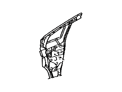 Toyota 61023-47050 Inner Hinge Pillar