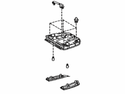 Toyota 81260-47090-B0 Map Lamp Assembly