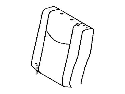 Toyota 71078-47171-B6 Rear Seat Back Cover, Left (For Separate Type)
