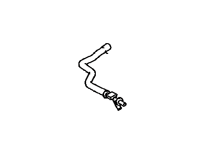 Toyota 16264-36020 By-Pass Hose