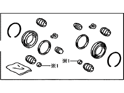 Lexus 04478-47040 Cylinder Kit, Front Disc