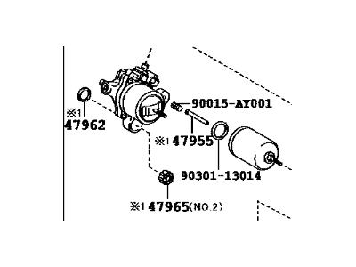 Toyota 47070-62060 Booster
