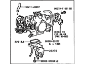 OEM 1995 Toyota Avalon Throttle Body Assembly - 22210-0A021