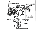 OEM 1998 Toyota Avalon Throttle Body - 22210-0A100