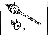 OEM 1992 Toyota MR2 Outer Joint Assembly - 43460-19386