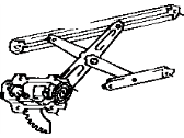 OEM 1991 Toyota MR2 Regulator Sub-Assy, Front Door Window, LH - 69820-17040