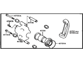 OEM 1991 Toyota Camry Caliper - 47750-32100