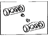 OEM 1986 Toyota Corolla Wheel Cylinder Overhaul Kit - 04906-12040