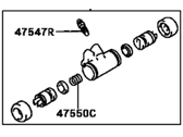 OEM 1994 Toyota Corolla Wheel Cylinder - 47550-02030