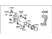 OEM 2001 Toyota Camry Cylinder Assy, Front Disc Brake, RH - 47730-33181