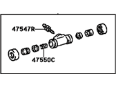 OEM 1998 Toyota Camry Wheel Cylinder - 47570-20190