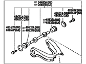 OEM 1998 Toyota T100 Upper Control Arm - 48066-34030