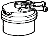 OEM 1984 Toyota Tercel Fuel Filter - 23300-34100