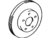 OEM 1994 Toyota Previa Rotor - 43512-28070