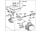 OEM 2012 Toyota 4Runner Master Cylinder - 47025-35212