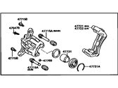 OEM 1992 Toyota Camry Cylinder Assy, Disc Brake, LH - 47750-33070