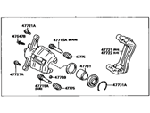 OEM 1996 Toyota Celica Cylinder Assy, Disc Brake, LH - 47750-20520