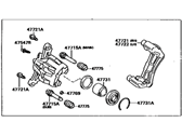 OEM Toyota Celica Caliper - 47730-20481