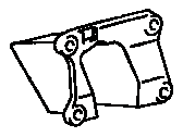 OEM 1998 Toyota T100 Bracket, Engine Mounting, Front RH - 12311-65040