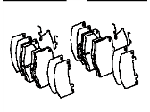 OEM 1992 Toyota 4Runner Brake Pad - 04465-YZZA5