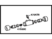 OEM Toyota Celica Cylinder Assembly, Rear Wheel Brake - 47570-20051