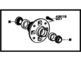 OEM Toyota Celica Front Axle Hub Sub-Assembly - 43502-29035