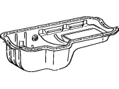 OEM 1984 Toyota Celica Pan Sub-Assembly, Oil - 12101-43040