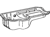 OEM 1988 Toyota Cressida Pan Sub-Assembly, Oil - 12101-43040