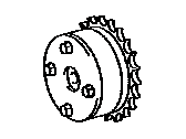 OEM Toyota Echo Camshaft Gear - 13050-21022