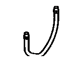 OEM 1985 Toyota Van Brake Hose - 90947-02576