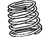 OEM 1988 Toyota MR2 Spring, Coil, Rear - 48231-17430