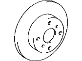 OEM 1989 Toyota MR2 Front Disc - 43512-17010