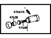 OEM 1991 Toyota Camry Cylinder Assembly, Rear Wheel Brake - 47550-32020