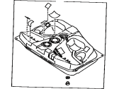 OEM 1988 Toyota Corolla Fuel Tank - 77001-19515