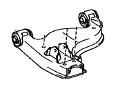 OEM 1990 Toyota Supra Front Suspension Control Arm Sub-Assembly Lower Left - 48069-14051