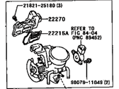 OEM 2001 Toyota RAV4 Throttle Body - 22210-28050