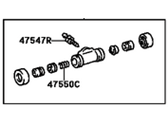 OEM 2000 Toyota Solara Wheel Cylinder - 47570-06030