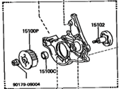 OEM Toyota Paseo Oil Pump - 15100-11070