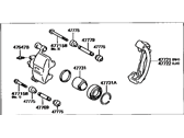 OEM 1993 Toyota Paseo Caliper - 47750-10111